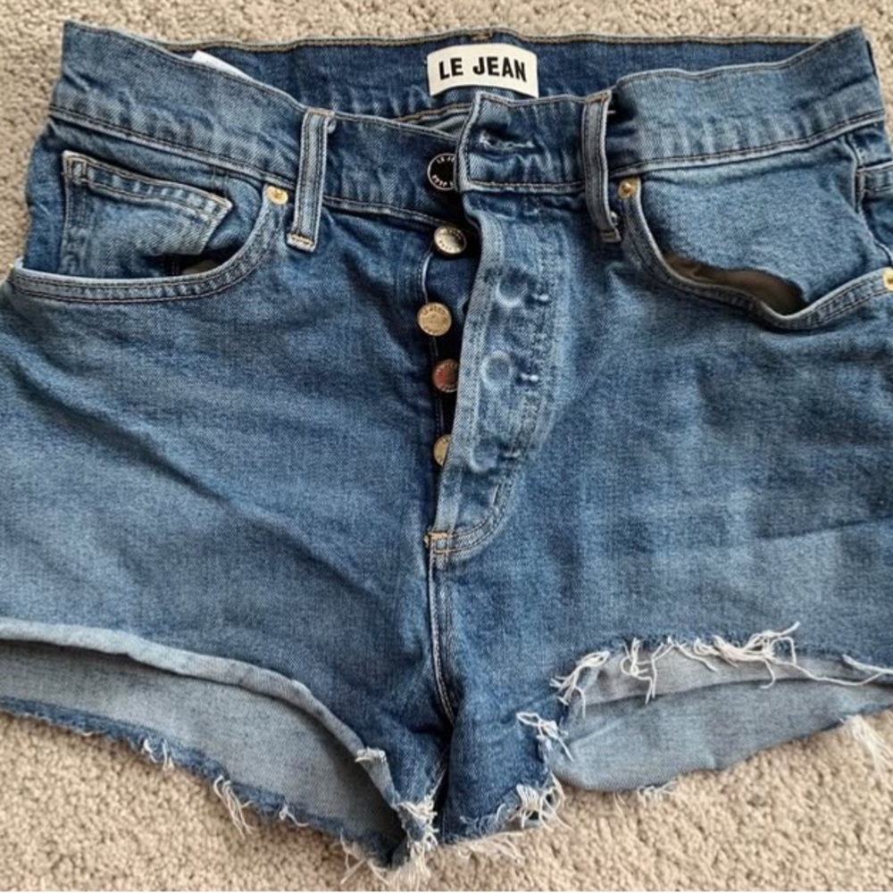 LE JEAN size 27 jean shorts